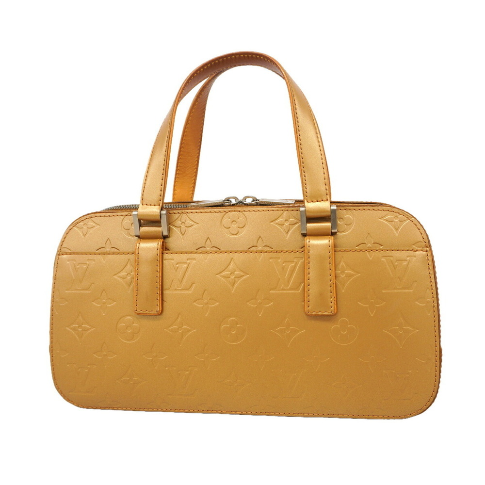 Louis Vuitton Monogram Mat Shelton Handbag M55177 Ambre Ladies P3498499